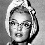 cat eye glasses marilyn