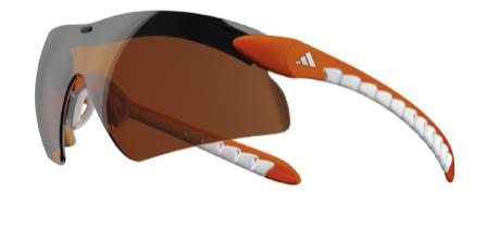 Adidas a177 Supernova Pro S Shiny Orange/White/ LST active Lens sunglasses
