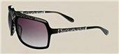 Affliction Talon Black Shiny Silver With Grey Gradient sunglasses