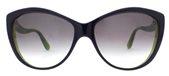Alexander Mcqueen 4147/S 0EM0 Violet Green/MauveShaded sunglasses