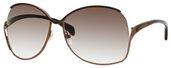 Alexander Mcqueen 4172/S 0MUH Shiny Brown Horn sunglasses