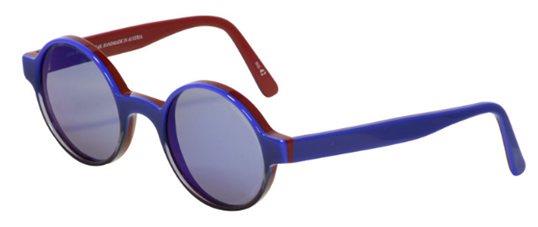 Andy Wolf Columbo D Blue Red Fade/Blue Mirror sunglasses