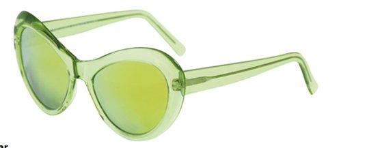 Andy Wolf Sugar D Crystal Green/ Green Mirror sunglasses