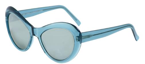 Andy Wolf Sugar E Crystal Blue/Blue Mirror sunglasses