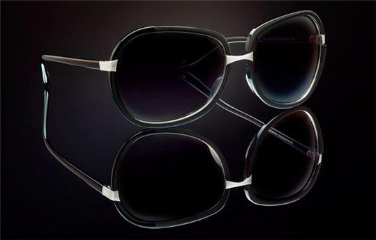 Barton Perreira Centerfold Black brushed Silver sunglasses