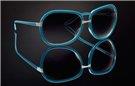 Barton Perreira Centerfold Navajo Blue brushed Silver sunglasses