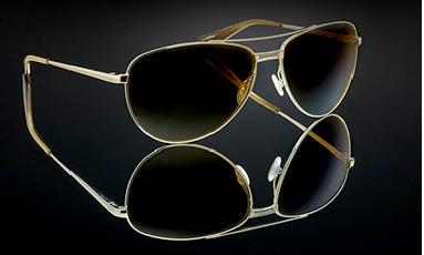 Barton Perreira Crusader Gold/StoutAle Gradient sunglasses