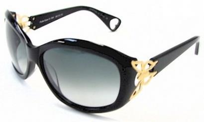 Betsey Johnson BJ 075SG 01 Raven Gray Gradient sunglasses