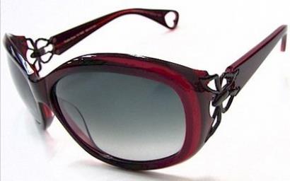 Betsey Johnson BJ 075SG 10 Rose Gray Gradient sunglasses