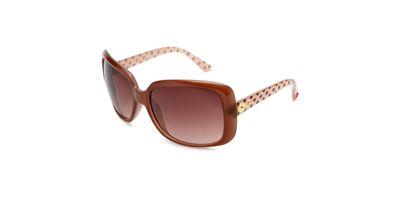 Betsey Johnson BJ244 Esbgr Espresso Frame Brown Gradient Lens sunglasses