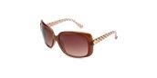 Betsey Johnson BJ244 Esbgr Espresso Frame Brown Gradient Lens sunglasses