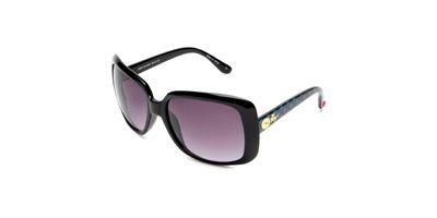 Betsey Johnson BJ244 Rvsgr Raven Frame Smoke Gradient Lens sunglasses