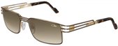 Cazal 9005 302 Black gold/Grey Gradient Lenses sunglasses