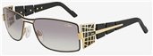 Cazal 9020 001 Black gold/Grey Gradient Lenses sunglasses