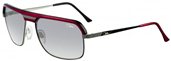 Cazal 9040 004 Red Black/Grey Gradient Lens sunglasses