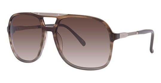 Chloe CL2223 C04 Grey Green Horn Gradient Brown sunglasses