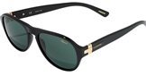 Chopard SCH084 Black Gold Accent Green Polarized Lens 700P sunglasses