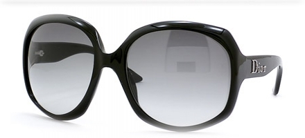 Christian Dior Dior Glossy 1/S 0584 Shiny Black Grey Gradient sunglasses