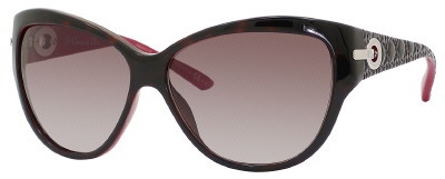 Christian Dior Mylady5/S 01O5 Havana Red Brown Gradient Lens sunglasses