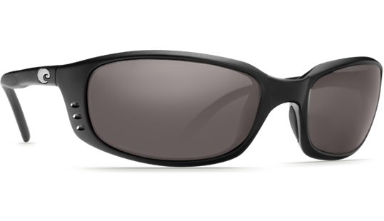 Costa Del Mar Brine Black Frame Dark Grey 400P sunglasses