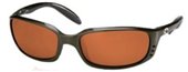 Costa Del Mar Brine Gunmetal Frame/Polarized Vermillion Wave 400 Glass Lens sunglasses