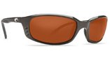 Costa Del Mar Brine Shiny Gunmetal FrameLenses Costa 400 Vermillion CR 39 sunglasses