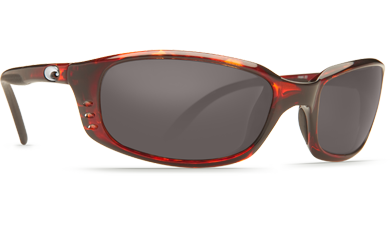 Costa Del Mar Brine Shiny Tortoise Frame/DarkGray 400P sunglasses