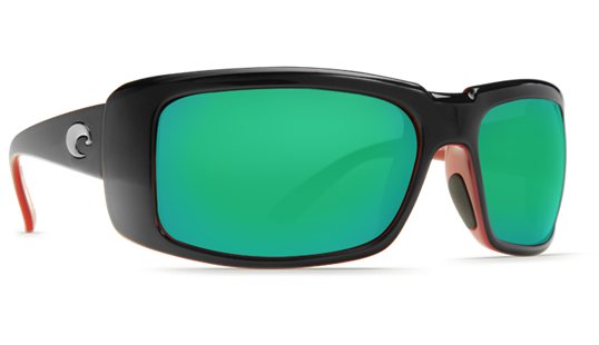 Costa Del Mar Cheeca Black Coral/Costa 400 Green Mirror Glass CH32GMGLP sunglasses