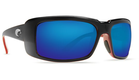 Costa Del Mar Cheeca Black Coral/Costa 580 Blue Mirror Glass CH32OBMGLP sunglasses