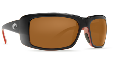 Costa Del Mar Cheeca Black Coral Frame/Costa400 Amber CR 39 Lences sunglasses