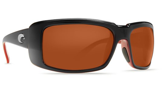 Costa Del Mar Cheeca Black Coral Frame/Costa400 Vermillion CR 39 Lences sunglasses