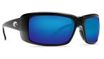 Costa Del Mar Cheeca Black Frame/Costa 400 Blue Mirror Glass CH11BMGLP sunglasses