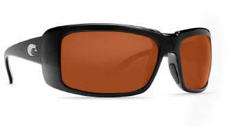 Costa Del Mar Cheeca Black Frame/Costa 580 Copper Glass CH11OCGLP sunglasses