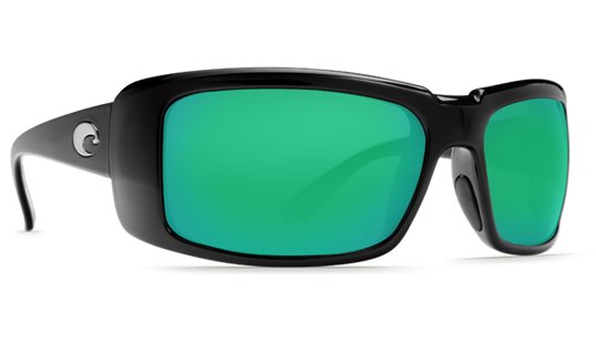 Costa Del Mar Cheeca Black Frame/Costa 580 Green Mirror Glass CH11OGMGLP sunglasses