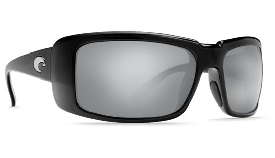 Costa Del Mar Cheeca Black Frame/Costa 580 Silver Mirror Glass CH11OSCGLP sunglasses