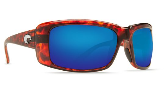 Costa Del Mar Cheeca Tortoise Frame/Costa 580 Blue Mirror Glass CH10OBMGLP sunglasses