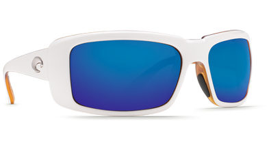 Costa Del Mar Cheeca White Tortoise Frame Blue Mirror 580G CH29OBMGLP sunglasses