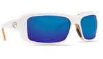 Costa Del Mar Cheeca White Tortoise Frame Blue Mirror 580G CH29OBMGLP sunglasses