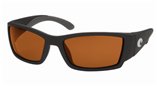Costa Del Mar Corbina Shiny Black Frame/400 Vermilion Glass Lens sunglasses
