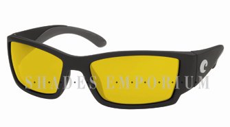 Costa Del Mar Corbina Shiny Black Frame/Sunrise CR-39 Lens sunglasses