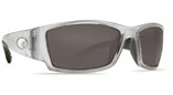 Costa Del Mar Corbina Silver Frame/Gray CR 39 400 Glass Lens sunglasses
