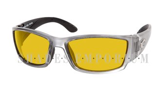 Costa Del Mar Corbina Silver Frame/Sunrise Glass Lens sunglasses