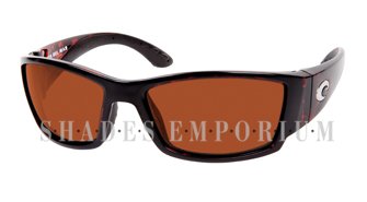 Costa Del Mar Corbina Tortoise Frame/400 Vermilion Glass Lens sunglasses