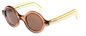 Cutler and Gross 0736 Cola/Trans Miele sunglasses