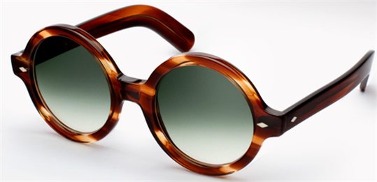 Cutler and Gross 0983 Dark Turtle Green Gradient sunglasses