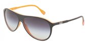 D&amp;G DD3075 19468G Top Black on Orange Grey Gradient Lens sunglasses
