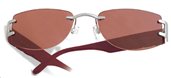Daniel Swarovski S599 6052 Silver/Burgundy sunglasses