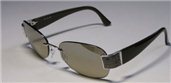 Daniel Swarovski S618 6051 Shiny Silver Khaki sunglasses