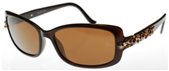 Daniel Swarovski S628 6051 Savannah Brown/23 Karat Gold Plated sunglasses