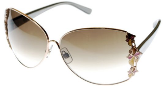 Daniel Swarovski SK0010 028 Gold/Black w/ Brown Gradient sunglasses